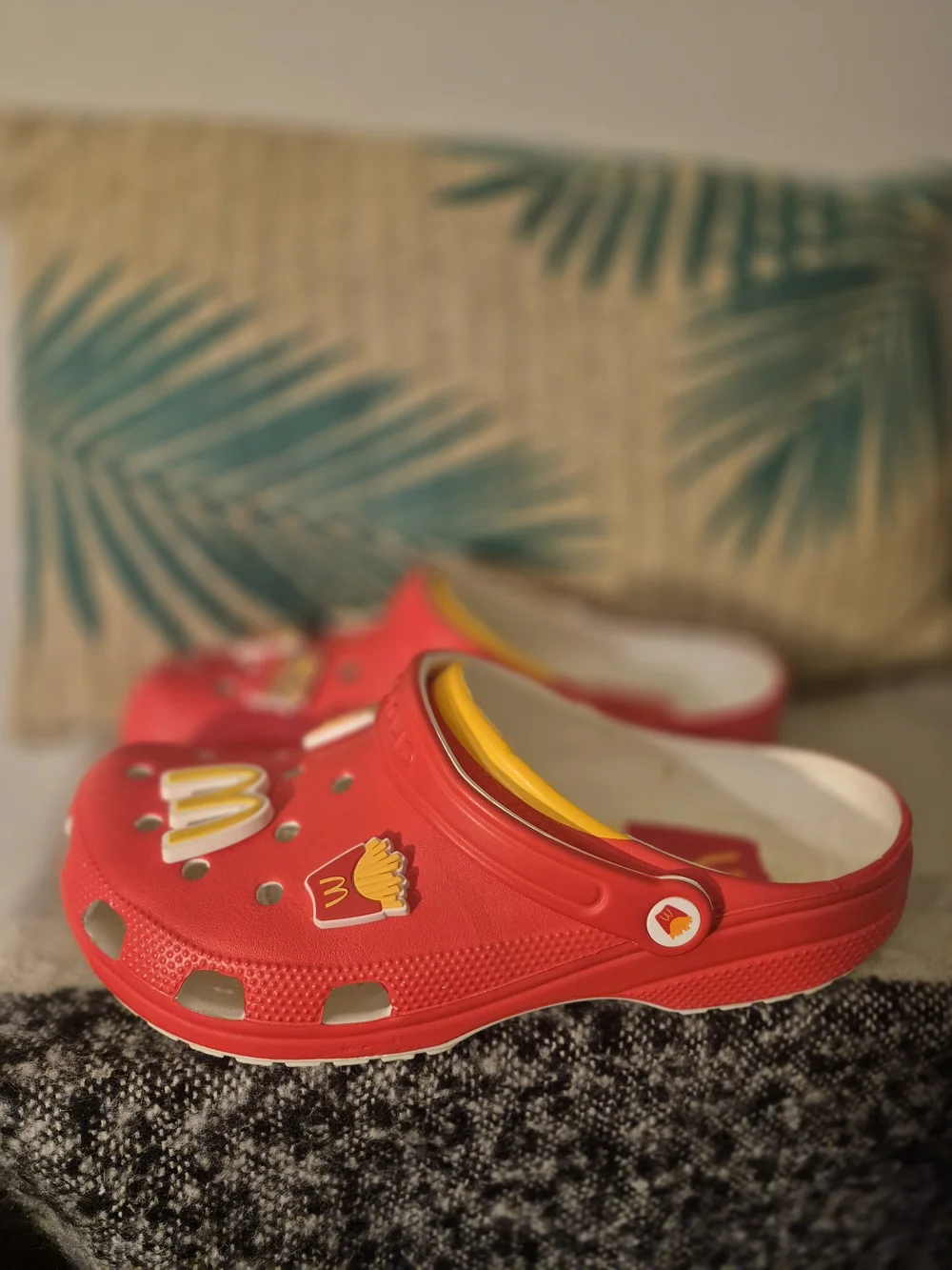 McDonald's Crocs Classic Red Clogs Men's 10 Women's 12